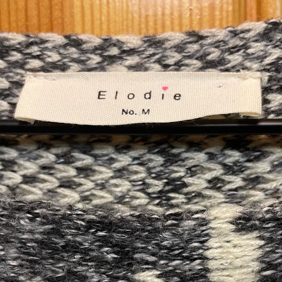 Elodie Mohair Aztec Sweater with Fringe - size M - Picture 5 of 8
